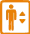 Dedicated elevators for patients, visitors, doctors and services icon